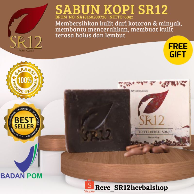 Coffee Soap SR12 - Sabun Kopi SR12 - Sabun kopi murah dan ampuh - Sabun kopi