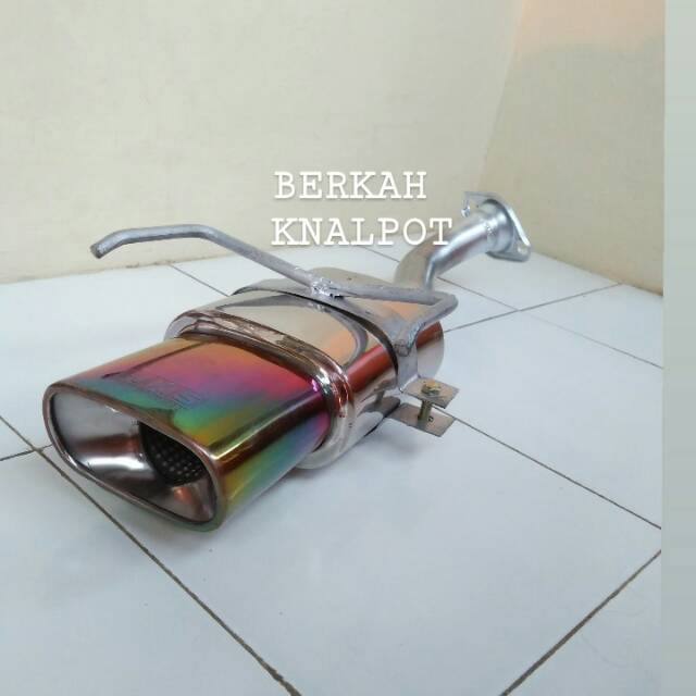 KNALPOT MUFFLER MOBIL BOLT ON HONDA BRIO PEMASANGAN SISTEM BAUT KNALPOT HKS KOTAK PELANGI