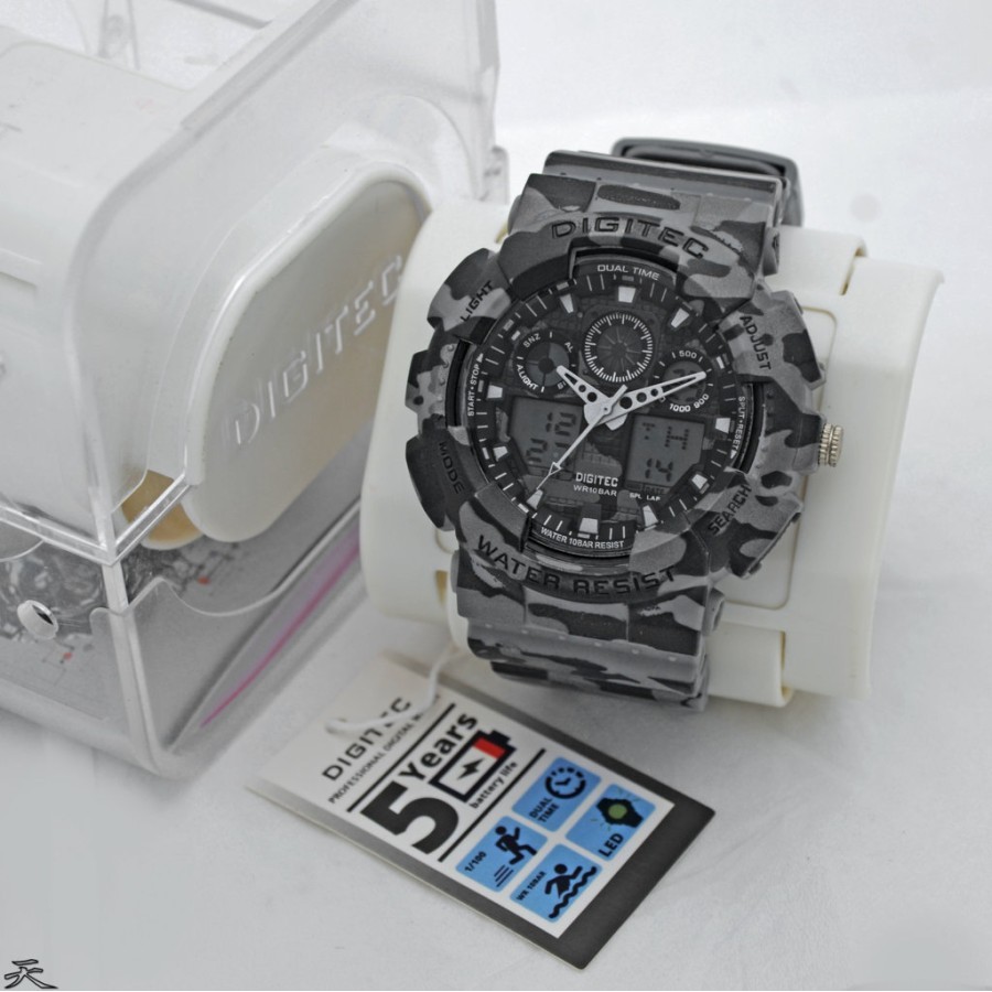 JAM TANGAN PRIA DIGITEC DG-2072T 2072 ORIGINAL