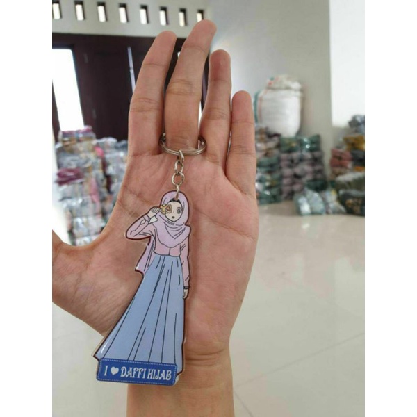 Gantungan Kunci / Bross Daffi Hijab