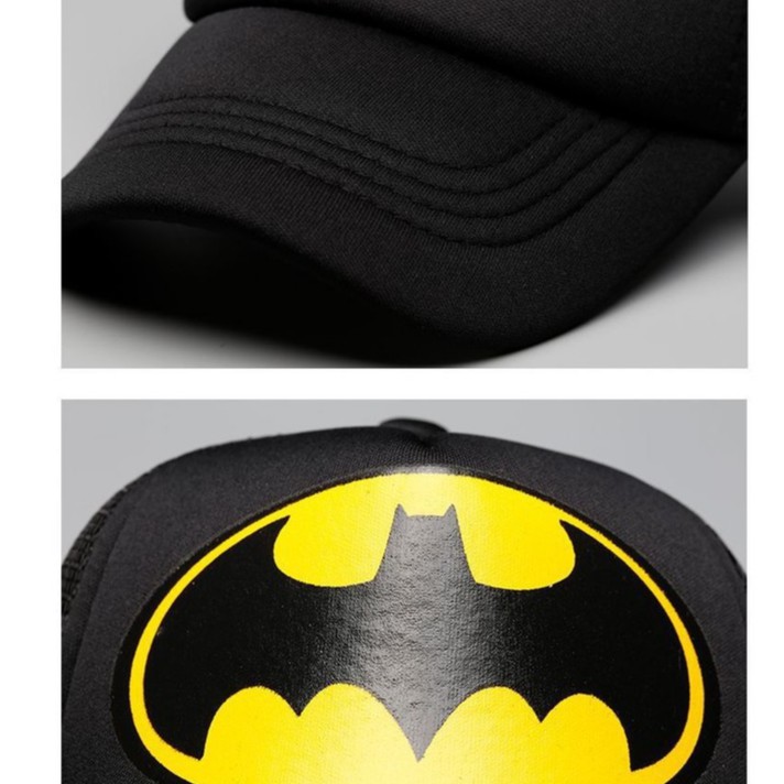 Topi Baseball Adjustable Motif Batman Untuk Anak Laki-Laki  Perempuan 2-7 Tahun