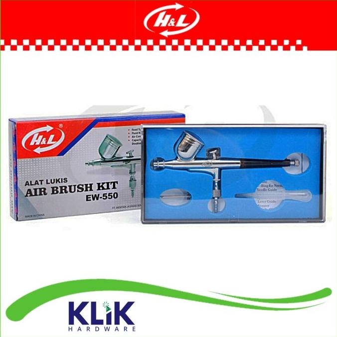 ] H&L Air Brush Pen Kit EW-550 - Alat Lukis Cat Semprot EW 550