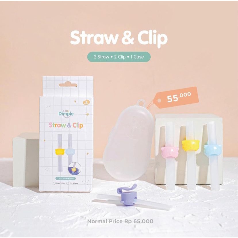 Little Dimple Straw and Clip