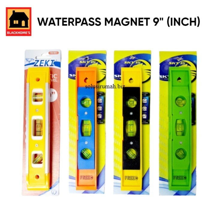 Waterpass Magnet Mini 9&quot; 22,5cm | Waterpass Aluminium Magnet 9&quot;