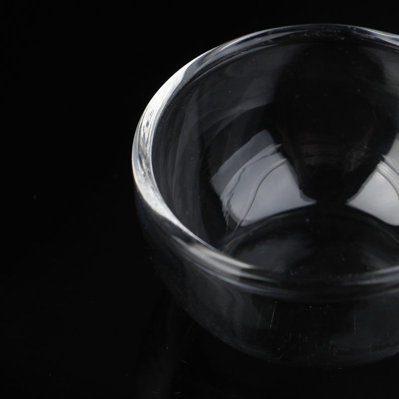 Mainan Miniatur Piring Sup Kaca Skala 1: 12 Untuk Aksesoris Dapur Rumah Boneka