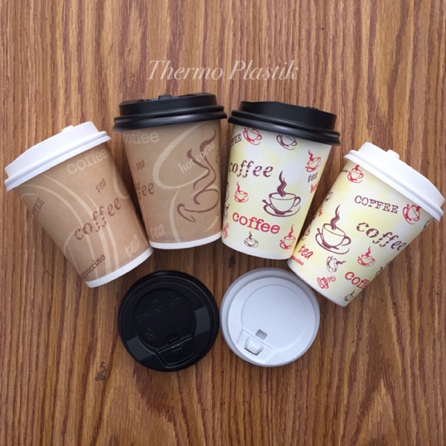 Paper Cup Gelas Kertas Tutup 8 Oz Shopee Indonesia 6059