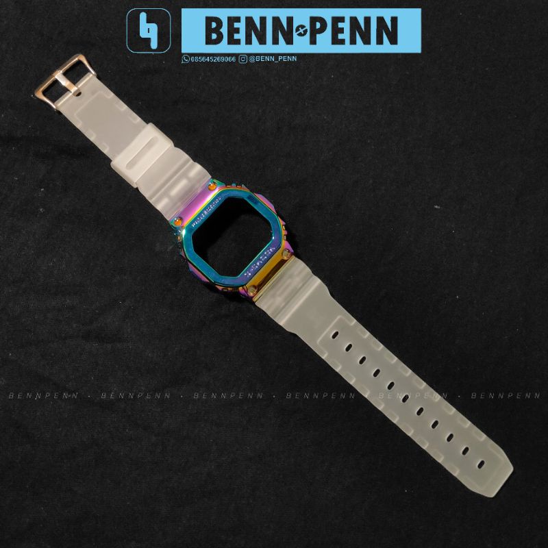 BEZEL STRAP JAM TANGAN CASIO G SHOCK DW 5600 RAINBOW MOSES