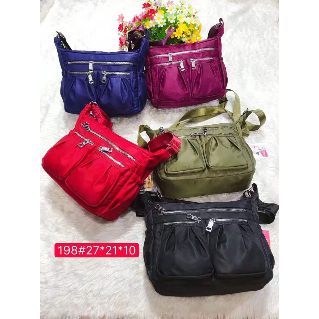 Tas Wanita Import Jinjing dan Selempang CHIBAO Mini CB198 198 Bahan Parasut Kualitas Super High Qual