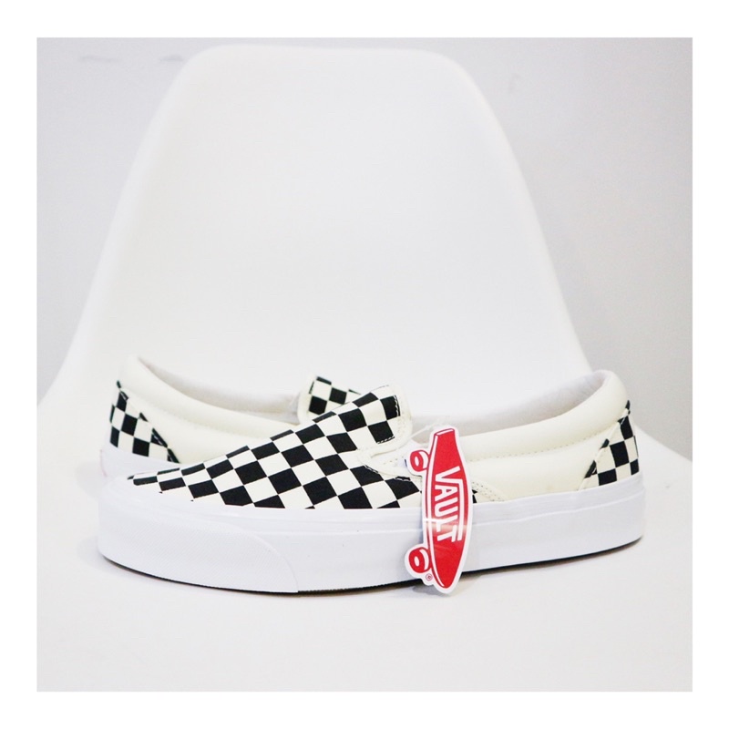 DISKON GILA  Vans Slip-On Vault OG Checkerboard
