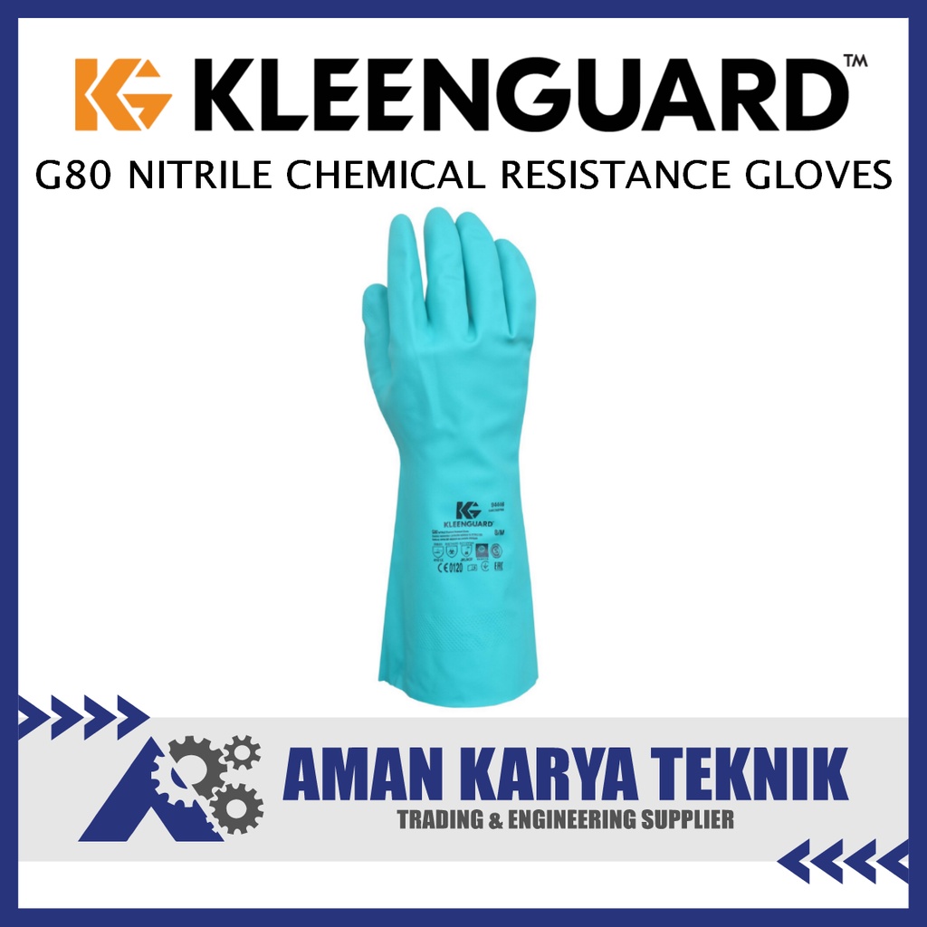 Sarung Tangan Kleenguard G80 Nitrile Chemical Resistance