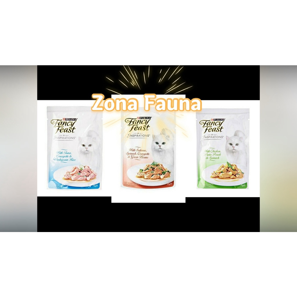 Fancy feast inspiration 70gr wet food pouch / saset