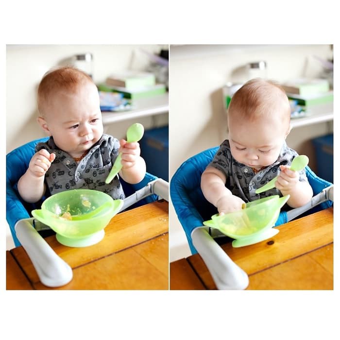 Nuby Garden Fresh Suction Bowl With Spoon &amp; Lid