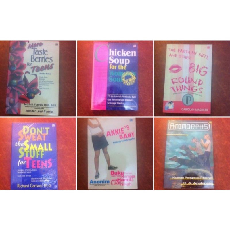 preloved novel teenlit remaja chicken soup for the soul animorphs