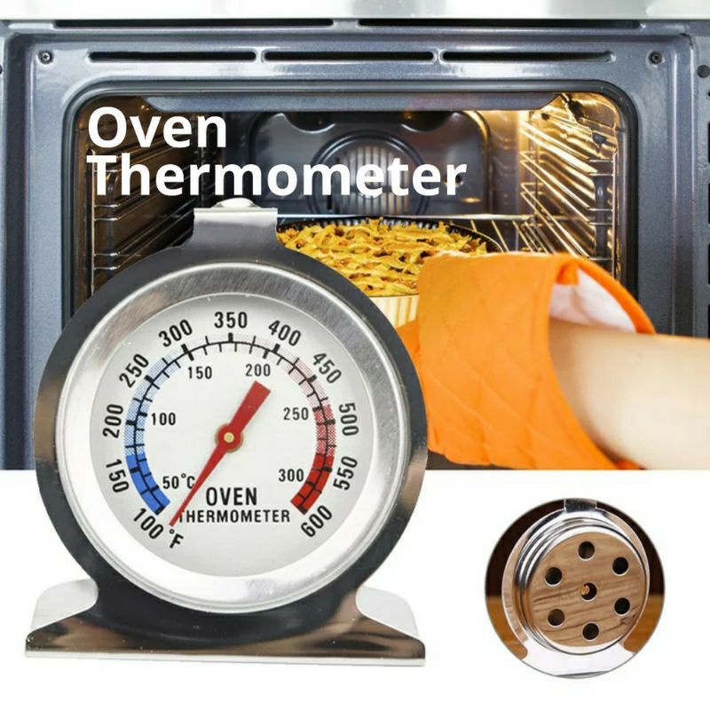 Thermometer Termometer Oven Stainless Pengukur Suhu Oven hingga 300⁰