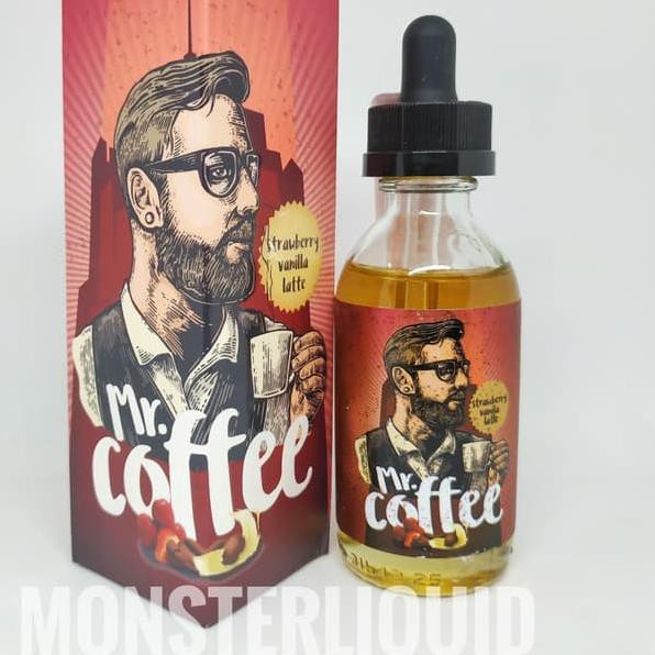 Sge Lfgso Mr Coffee Strawberry Vanilla Latte By Idj 3mg 60ml Premium E Liquid Shopee Indonesia