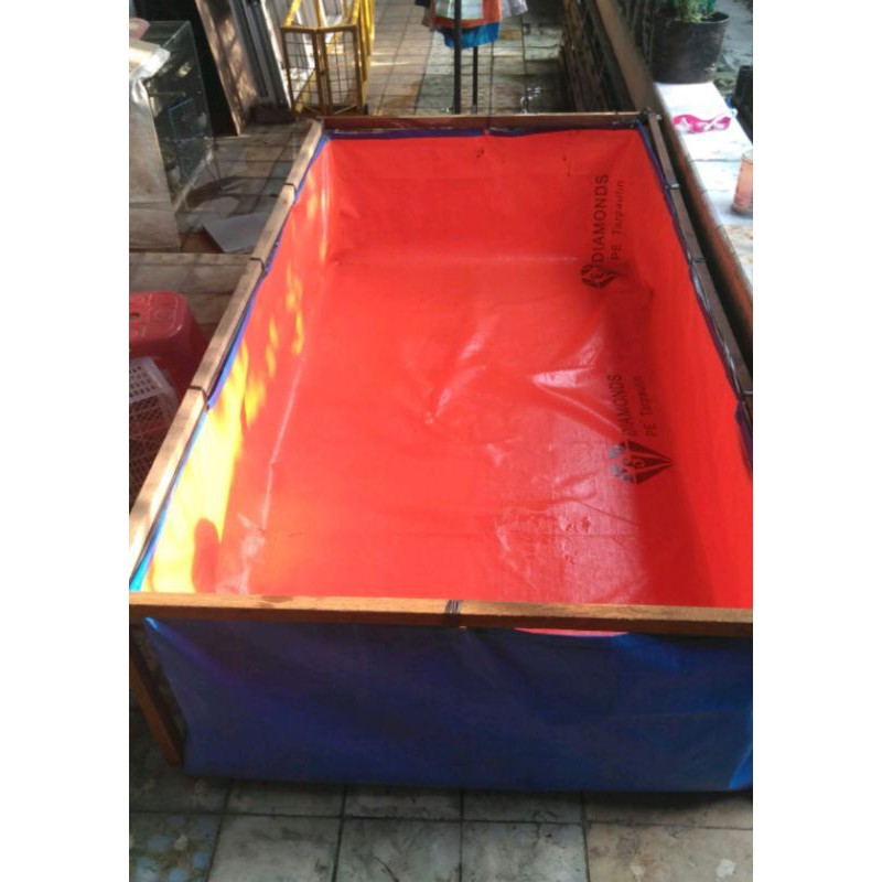 TERPAL KOLAM IKAN TYPE A12 KOREA ORGINAL UKRAN 200X80X60