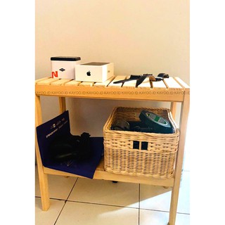  Kayoo ID OATA WOODEN SHELF RAK TANAMAN RAK SEPATU 