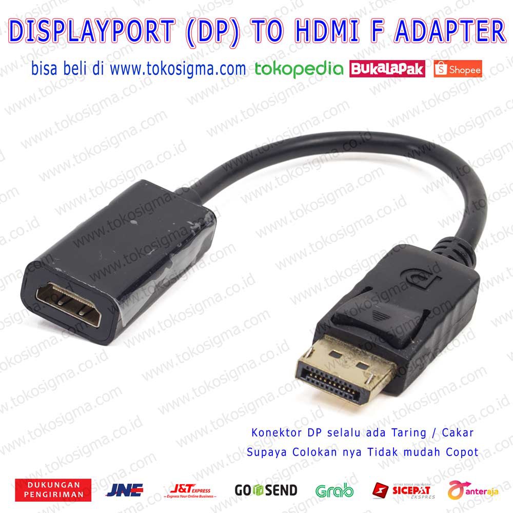 DISPLAYPORT DP TO HDMI female Converter CABLE ADAPTER