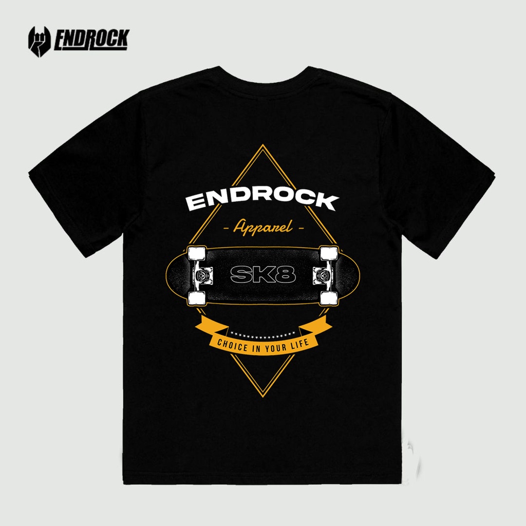 Kaos Distro Original Endrock Tema SK8