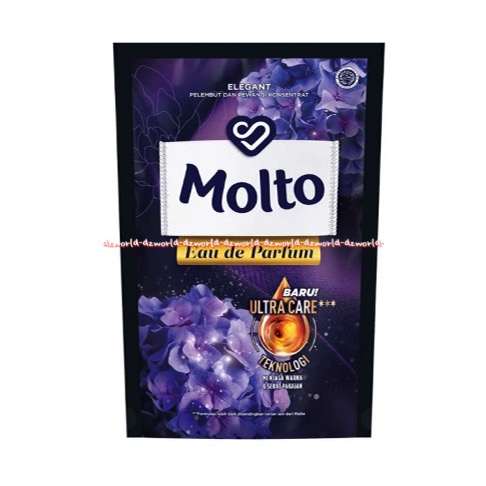 Molto Eau De 720ml Parfum Bunga Prancis Elegant Pewangi Pakaian Refill Pelembut Pewangi Pakaian Mollto Ungu