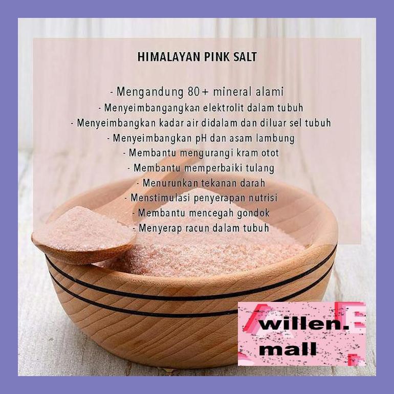 

Wil4Sbu 1 Kg Garam Himalaya Halus ( Himalayan Pink Salt ) Bud0Elw