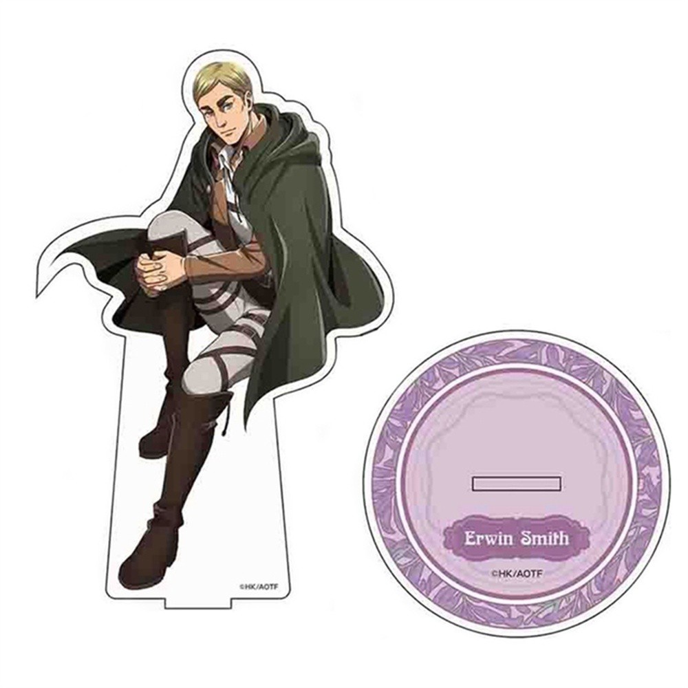 Lanfy Action Figure Attack On Titan Erwin Smith Attack On Titan Bahan Akrilik