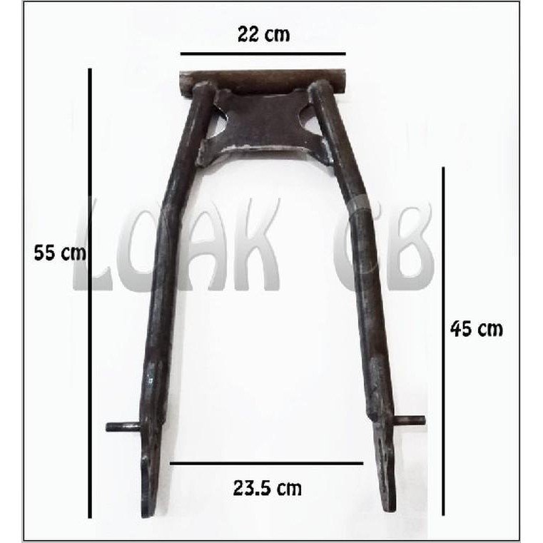 Swing arm scorpio custom japstyle caferacer