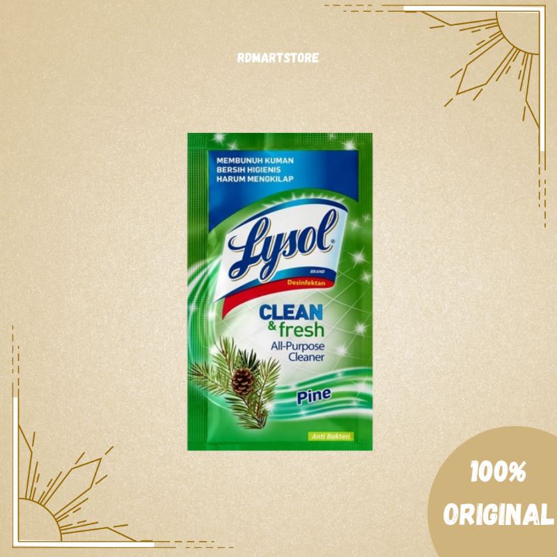 [ NEW ] Lysol All Purpose Cleaner Pine 30 ml - Pembersih Lantai - RD MART