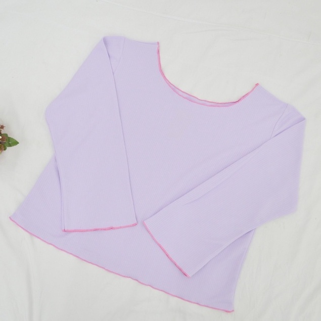 Celya Blouse Jumbo / Atasan Jumbo Wanita / Charla.id / CHA 0995-Lilac