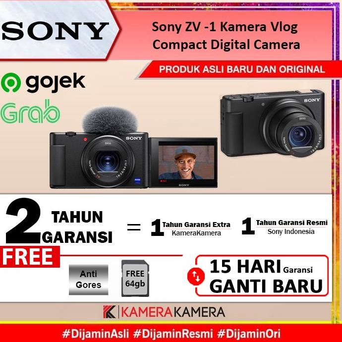 Sony ZV1 / Sony ZV -1 Kamera Vlog Compact Digital Camera / KAMERA POCKET