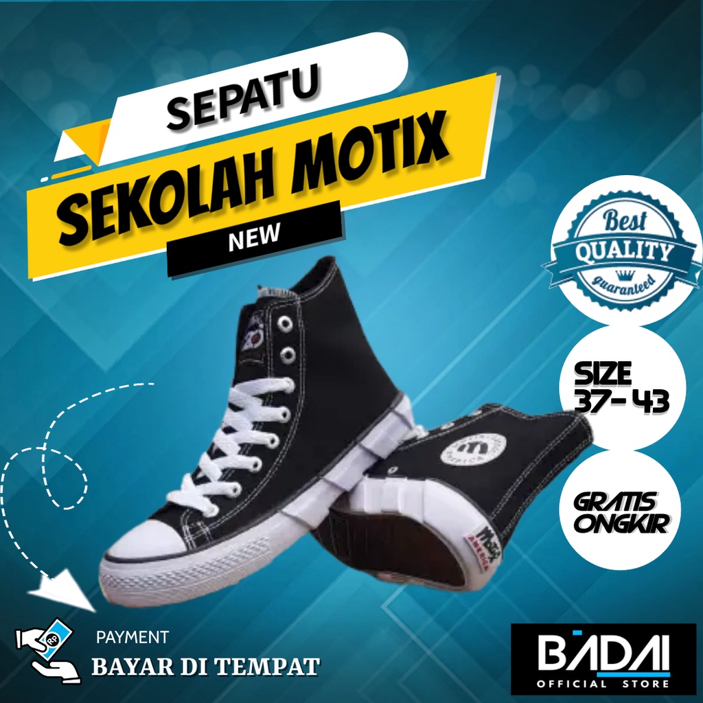 Motix Action Hi original indonesia/sneakers pria dan wanita/sepatu sekolah - BADAI OFFICIAL STORE