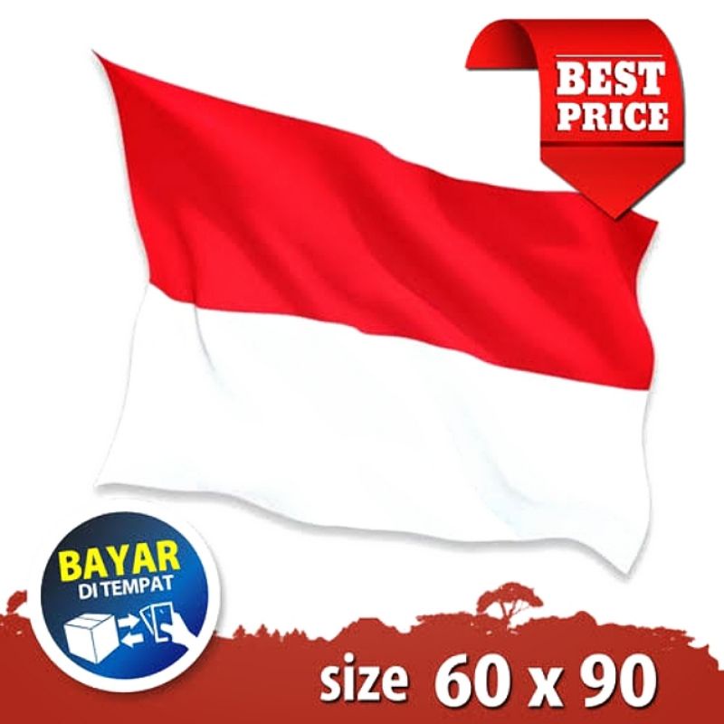 Bendera Merah Putih Model Bendera Rumah 60*90 Bendera Hut RI