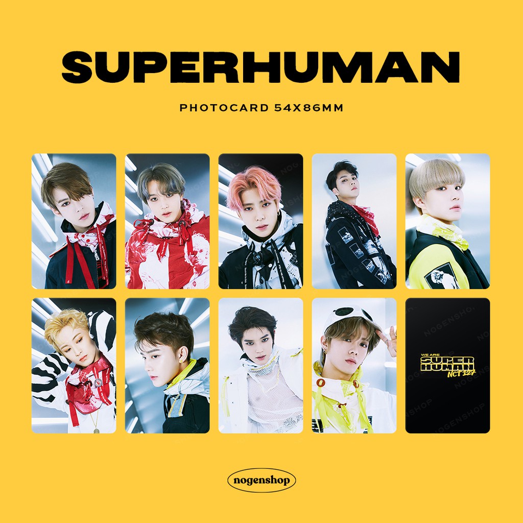 [UNOFFICIAL/FANMADE] PHOTOCARD NCT 127 SUPERHUMAN