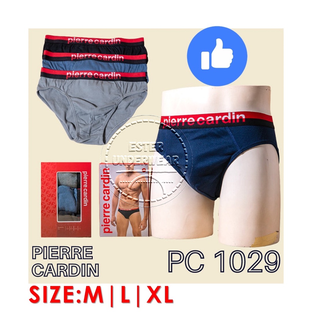 Celana Dalam Pria PIERRE CARDIN  PC 1029 ISI-3 PCS Bahan Katun