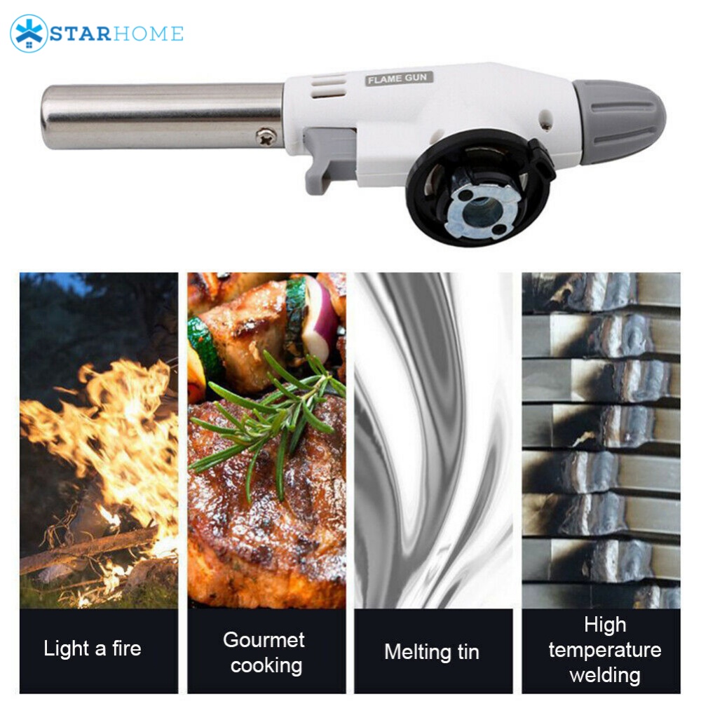 Kepala Gas Torch StarHome Portable Gas Torch Gas Flame Gun BBQ Blow Torch