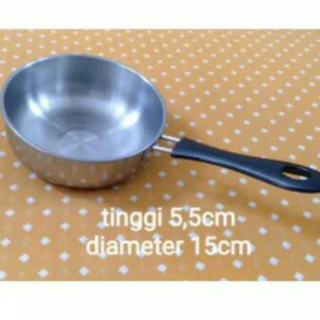 panci susu mini 15 cm - panci teh stainless - panci indomie