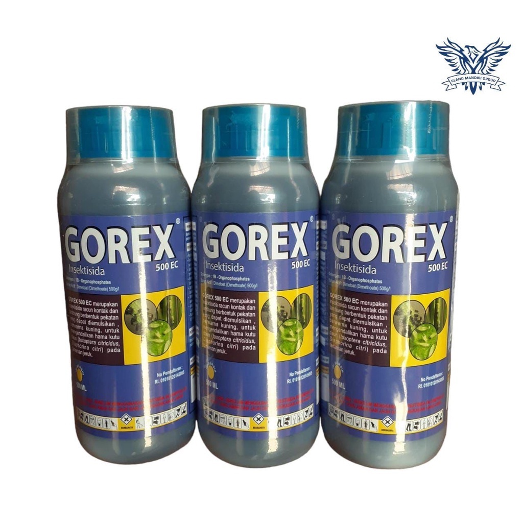 Insektisida Gorex 500 ml  bahan akif Kanon Dimetoat 500 ec pembasmi Hama Kutu Daun Kanon 400ec Dimetion 400 g/l Protap