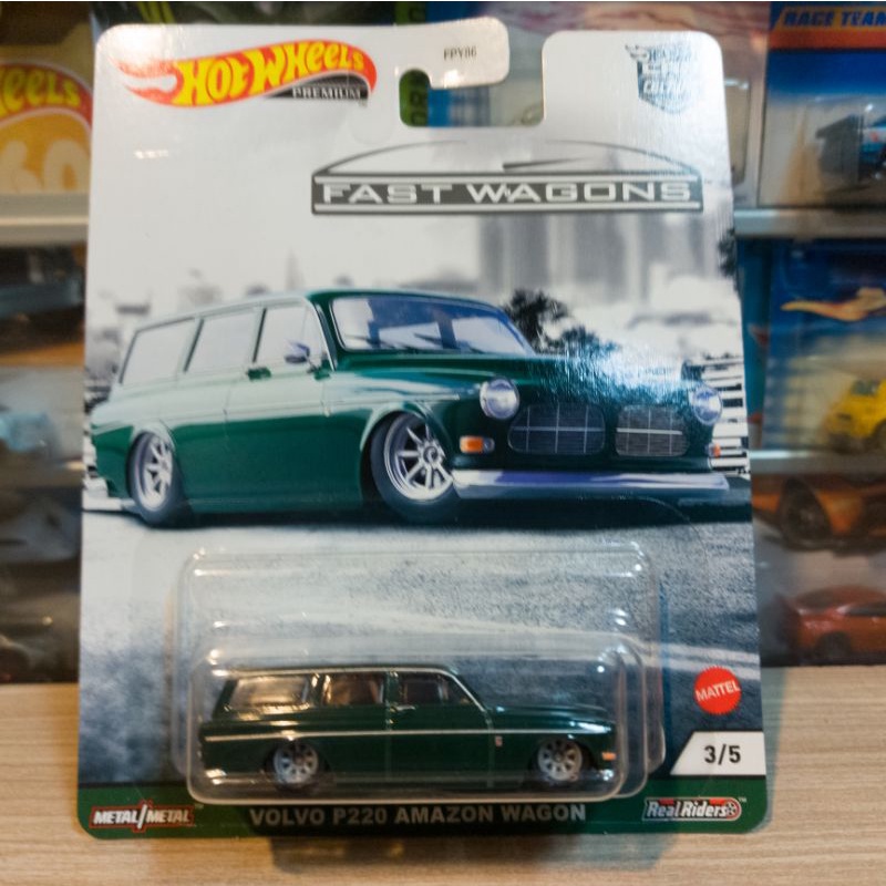 HOT WHEELS VOLVO P220 AMAZON WAGON - FAST WAGONS - PREMIUM