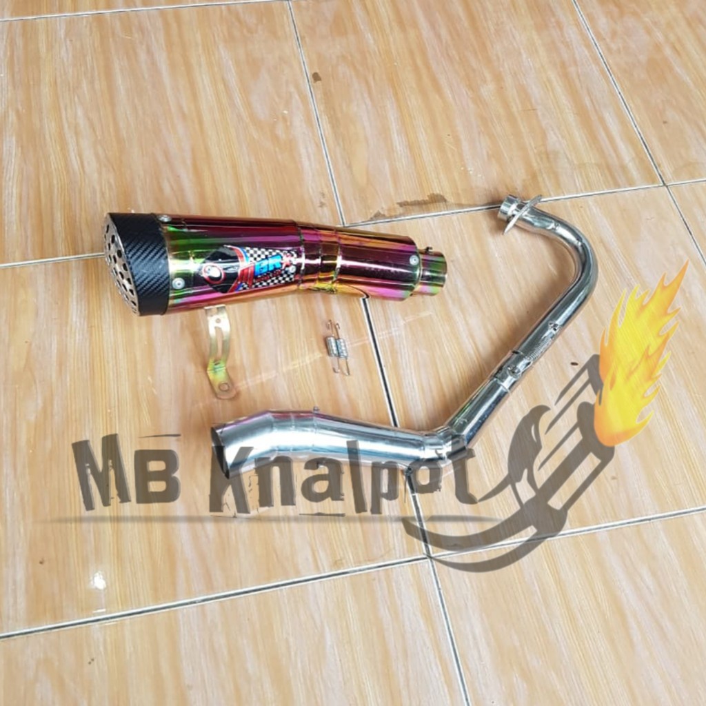 KNALPOT R9 H2 MBR VARIO 125 OLD=VARIO 125 NEW LEHER CROM