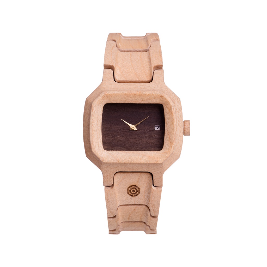 Matoa Sunda Jam Tangan Kayu Pria/Wanita/Unisex - Maple