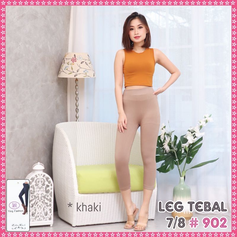 Celana Legging Pendek Wanita 7/8 Import