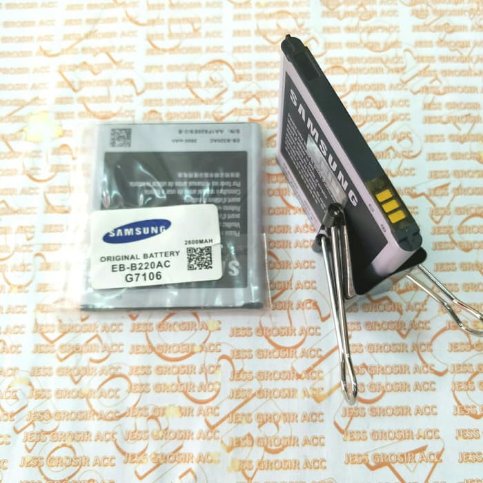 Baterai Battery Original SAMSUNG GRAND 2 G7106 i9150 ( EB-B220AC ) - Hitam