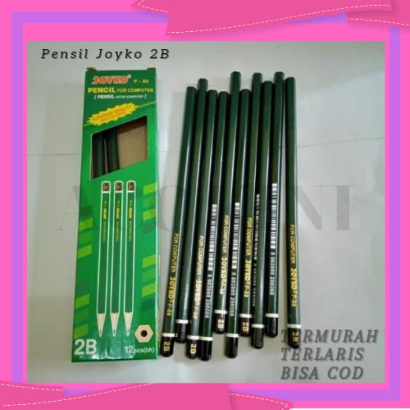 

AccKini - Pensil J*yko 2B P-88 / Pensil Kayu Rautan / Pensil Komputer / Pensil Sekolah / Pensil Belajar Termurah Bisa COD