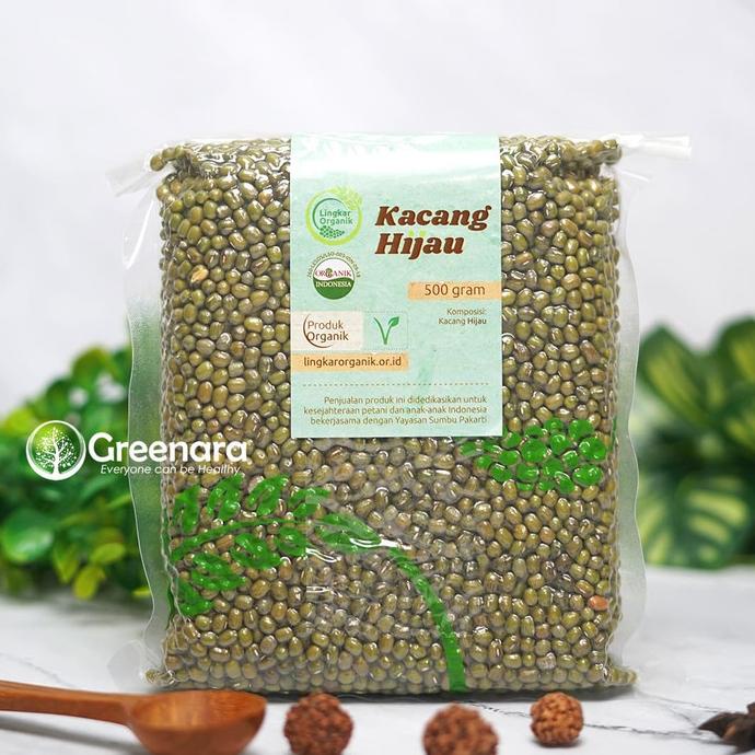 

PROMO TERMURAH Kacang Hijau Organik 500 gr / ASI Booster / MPASI / Lingkar Organik AP198