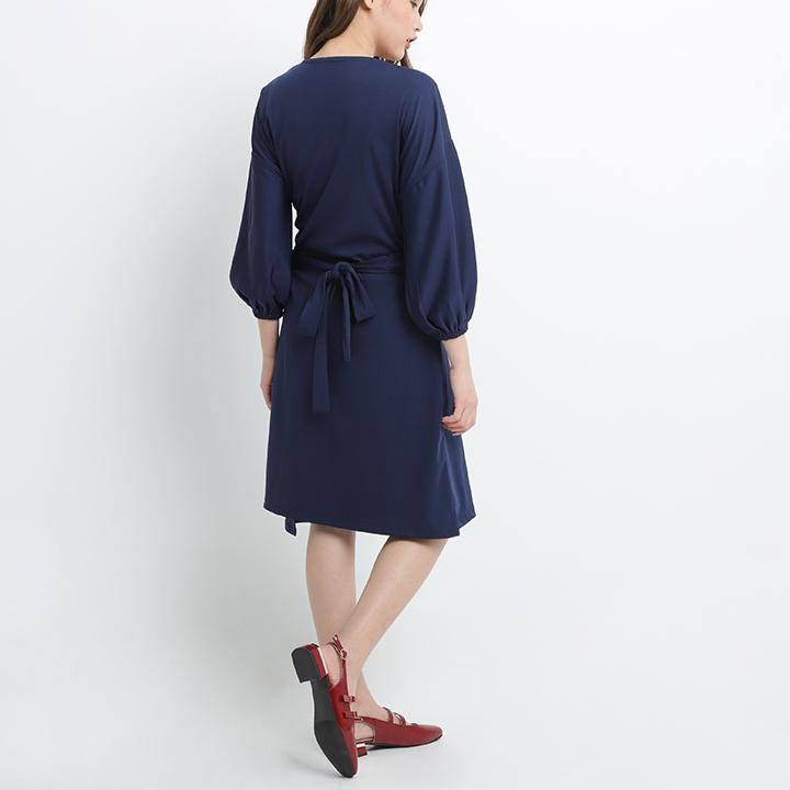 Langsung Beliii.. OEMO Reversible women Dress with v - neck