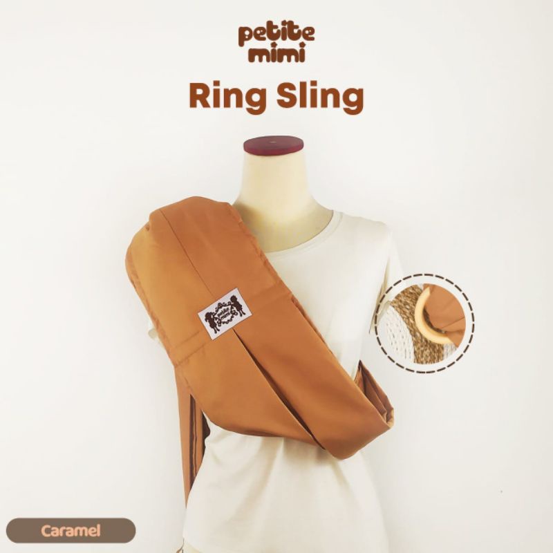 Petite mimi gendongan ring sling - polos warna