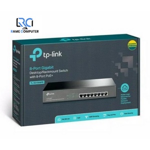 TP LINK TL-SG1008PE 8 PORT GIGABIT RACKMOUNT SWITCH WITH 8 PORT POE