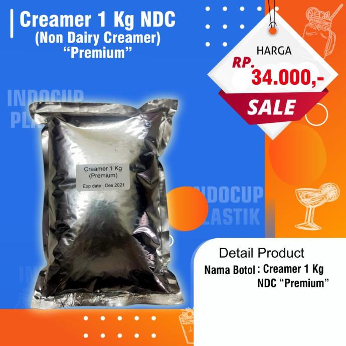 

[[BISA COD]] bubuk minuman - bubuk creamer non dairy 1kg (Premium) BERKUALITAS Kode 1393