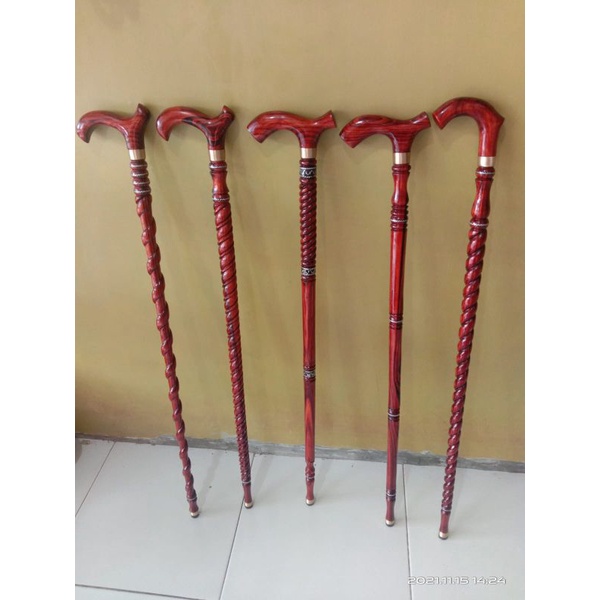 TONGKAT JALAN KAYU ULIN/KAYU BESI