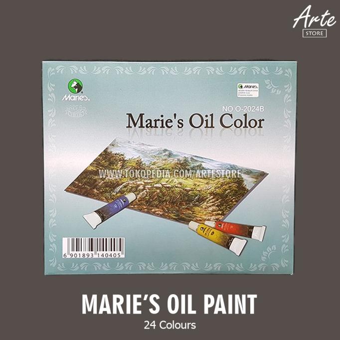 

Cat Minyak Maries 24 Warna
